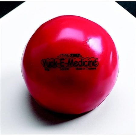 Sportime Sportime 021250 1.1 Lbs. - 4.5 In. Yuck-E-Medicine Ball - Red 21250